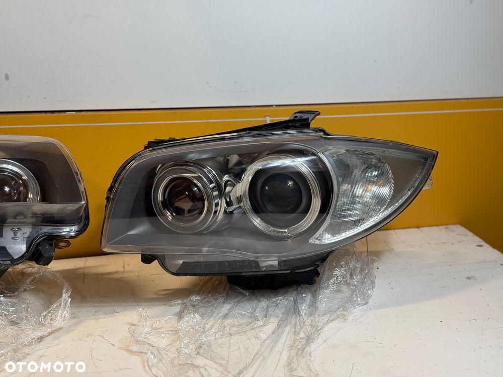 Lampy przód przednie  e87 xenon ringi Europa oryginalne BMW