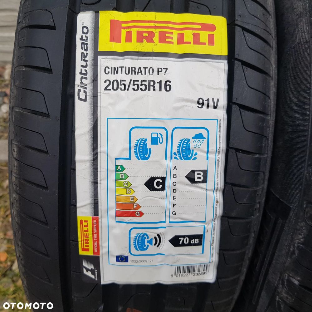 4x 205/55R16 Pirelli Cinturato P7 Komplet opon letnich Poznań - 2