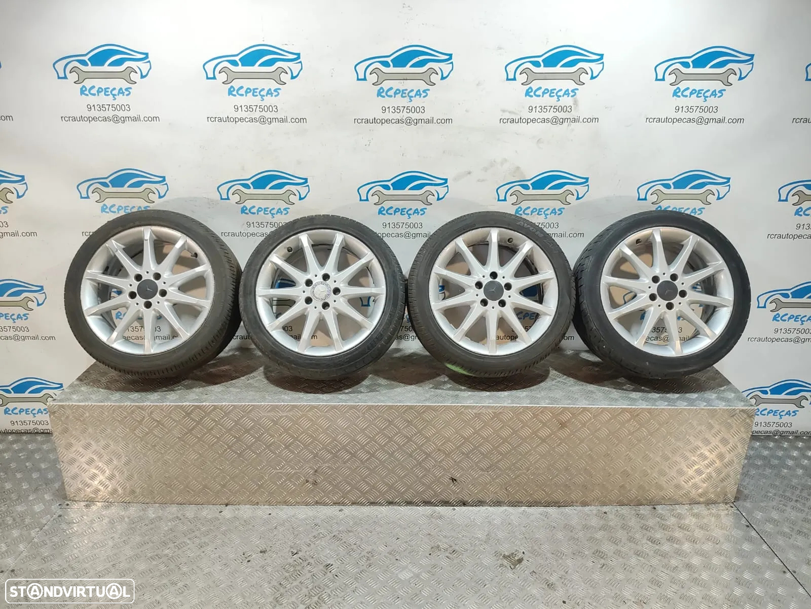 Jantes 17 originais MERCEDES BENZ CLASS A W169 7J ET49 5x112 - 10