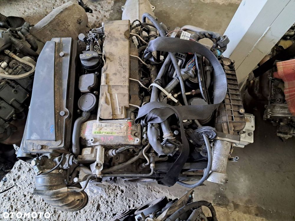 mercedes-benz clk w209 2.2 cdi silnik kompletny 646966 układ wtryskowy - 2