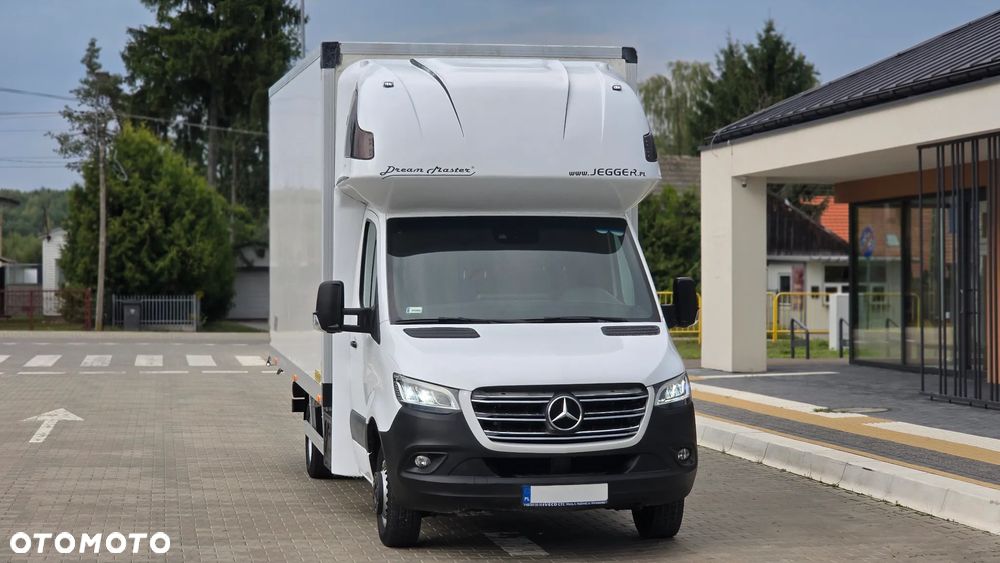 Mercedes-Benz SPRINTER 519 CDI 907❗❗190 KM / FULL OPCJA / AUTOMAT 9G-TRONIC / FULL LED / KONTENER 10EP  / DRZWI Z TYŁU / BLIŹNIAKI / XENON / RAMA / LAWETA / ZABUDOWA JEGGER / PODUSZKI PNEUMATYCZNE / SYPIALKA / SALON POLSKA ❗❗ - 11