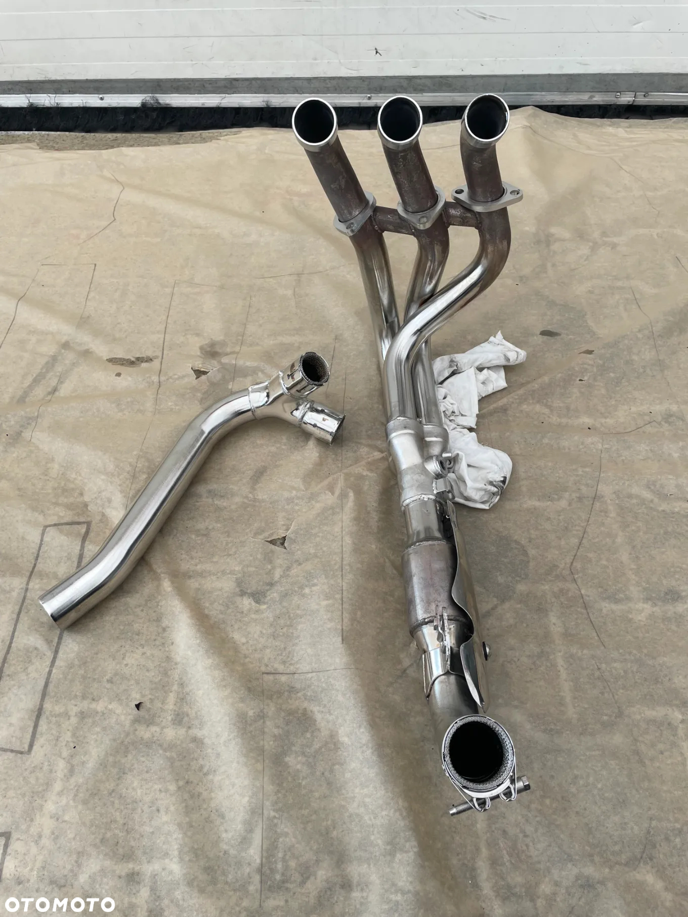 układ wydechowy tłumiki kolektor Triumph Street triple 675 (nr1004) - 9