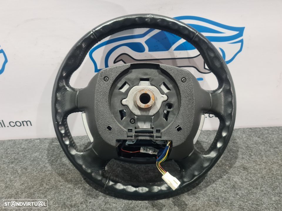 VOLANTE GUIADOR COMPLETO NISSAN PRIMERA III 3 MK3 P12 PELE AIRBAG COMANDOS MULTIFUNÇÕES - 6