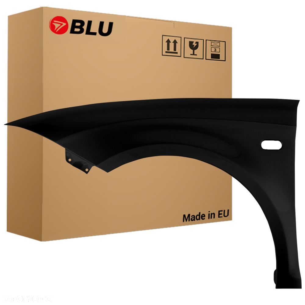 BLU Błotnik SEAT LEON II 2 1P1 LC9Z lewy przód czarny 2005-2012 BlackMagic - 1