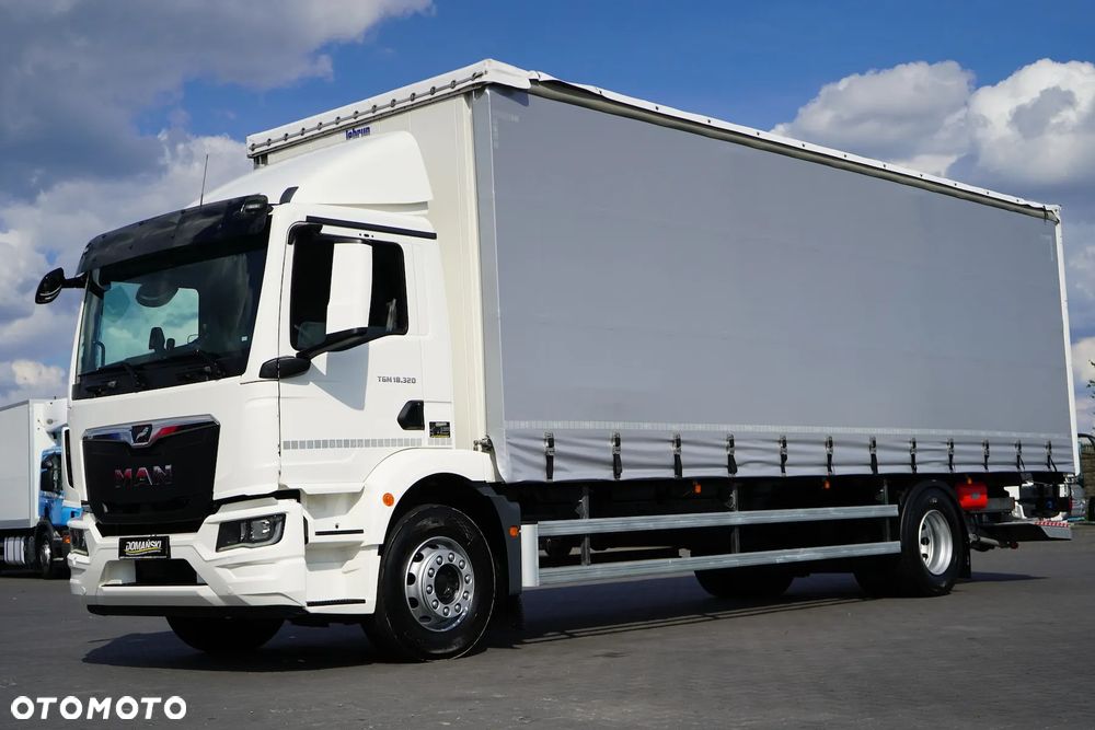 MAN TGM / 18.320 / ACC / E 6 / FIRANKA + WINDA / ŁAD. 9 175 KG / 21 PALET / DŁ. 8,6 M - 32
