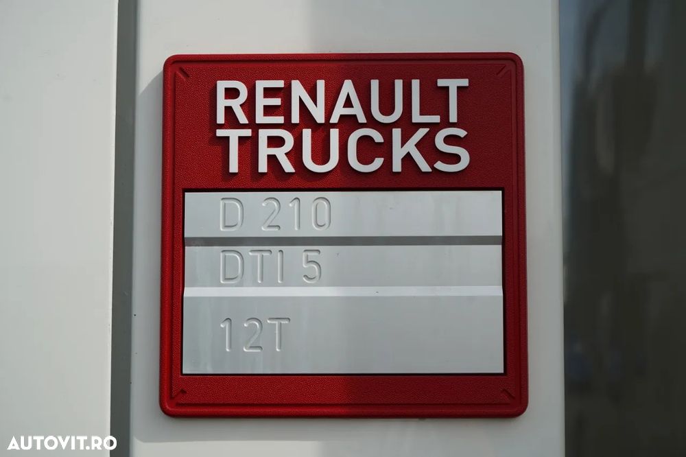 Renault D 210 / 4x2 / CONTAINER / 7.5M / DHOLLANDIA LIFT / EURO 6 - 27