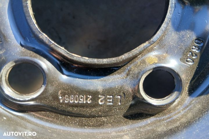 Roata de rezerva R15 6C0601027F 6C0601027G 185/60 R15 6JX15H2 ET38 6C - 5