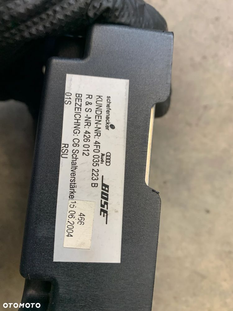 sterownik wzmacniacz BOSE 4F0035223B A6 C6 3.0 TDI BMK - 3