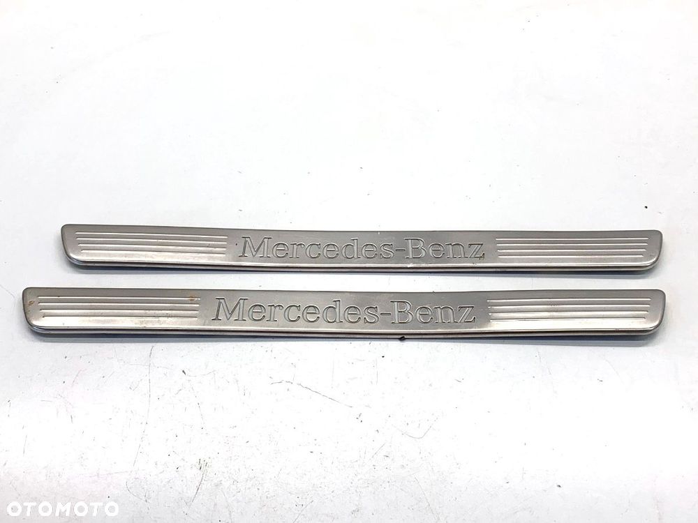 LISTWA NAKŁADKA PROGU PRZÓD LEWA PRAWA KOMPLET  MERCEDES-BENZ KLASA A (W176) 2012 - 2018 A 180 - 1