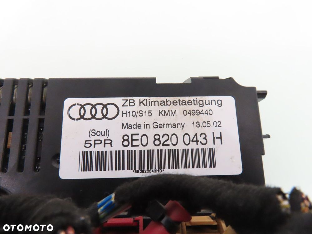 KLIMATRONIK AUDI A4 B6 8E0820043H - 2