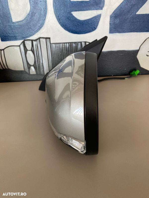 Oglinda stanga cu bec si rabatare Volvo V60 2012 30799199 31402597 - 4