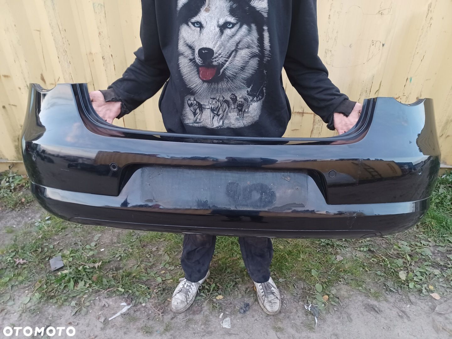 ZDERZAK TYŁ TYLNY VW EOS PDC KOMPLETNY 1q0807417 - 1