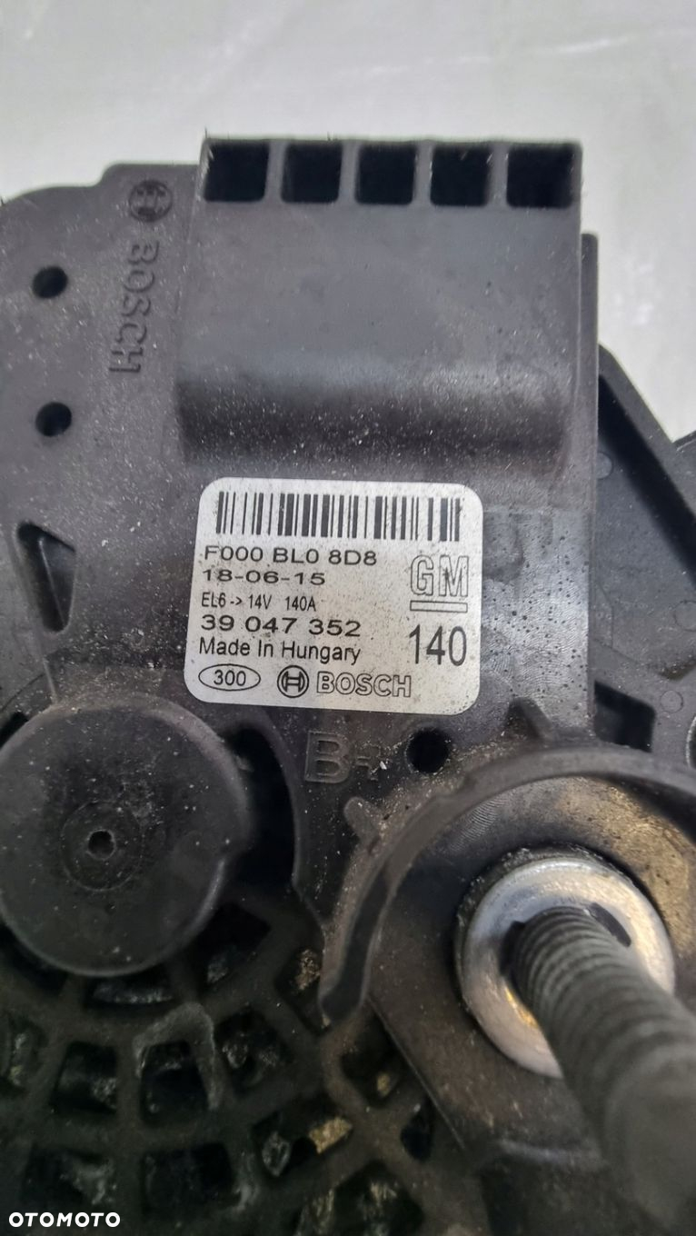 OPEL INSIGNIA B 2.0 CDTI ALTERNATOR 39047352 - 5