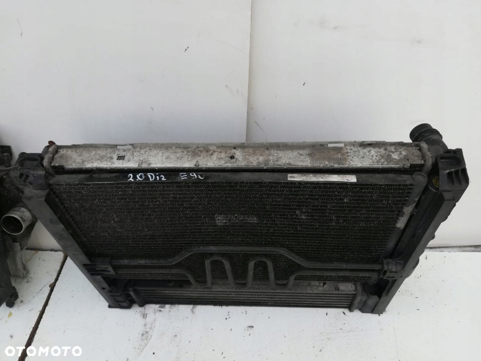 Chłodnica Wody Intercooler Klima Komplet BMW E90 E91 2.0 D M47 163KM - 3