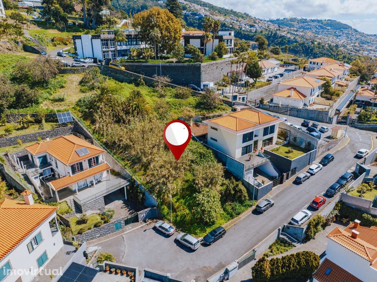 Terreno urbano com 570 m2 no Monte – Funchal, com vista deslumbrante s - Grande imagem: 5/12
