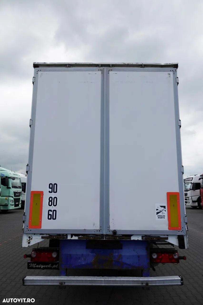 LeciTrailer CONTAINER / LADĂ / LATERALE DESCHISE / PLATĂ PUTERNICĂ PENTRU BALINĂ DE PODEA - 13