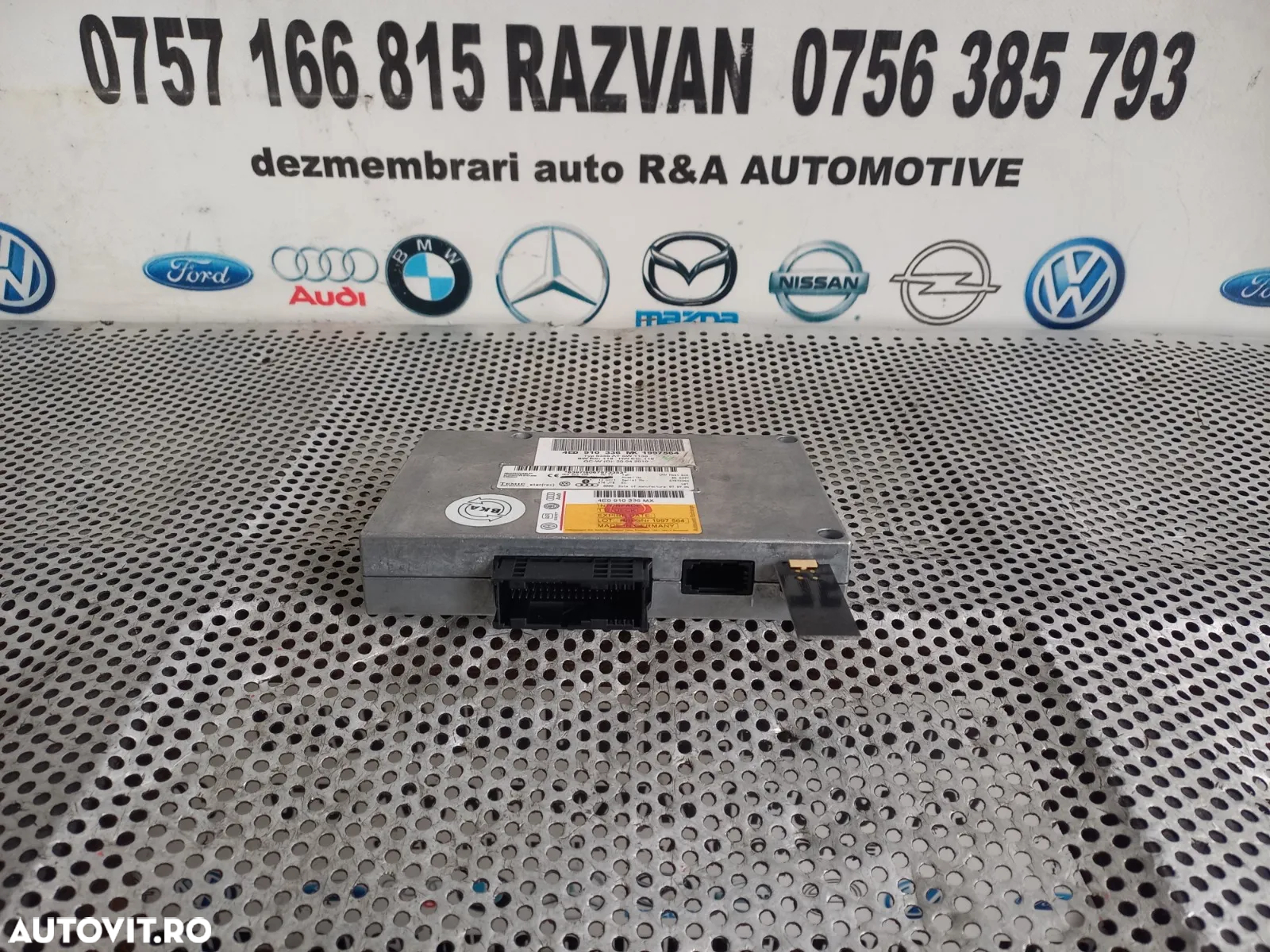 Modul Bluethooth Audi Q7 4L A6 C6 A8 D3 An 2006-2007-2008-2009-2010-2011-2012-2013-2014-2015-2016 C - 4