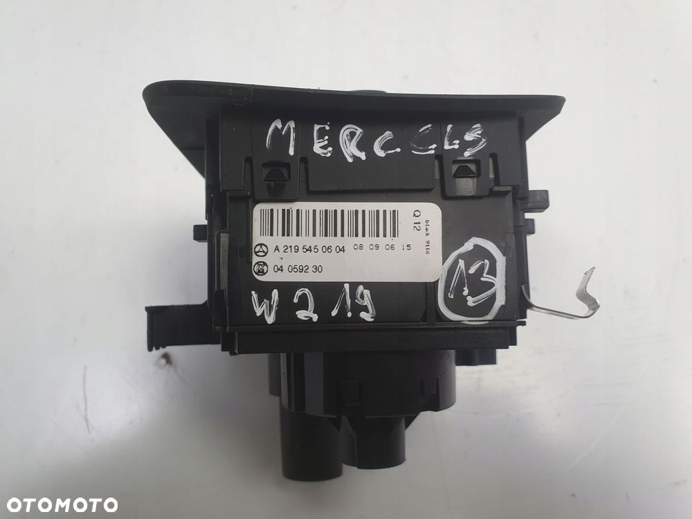 Mercedes CLS I C219 W219 PRZEŁĄCZNIK ŚWIATEŁ włącznik panel A2195450604 - 2