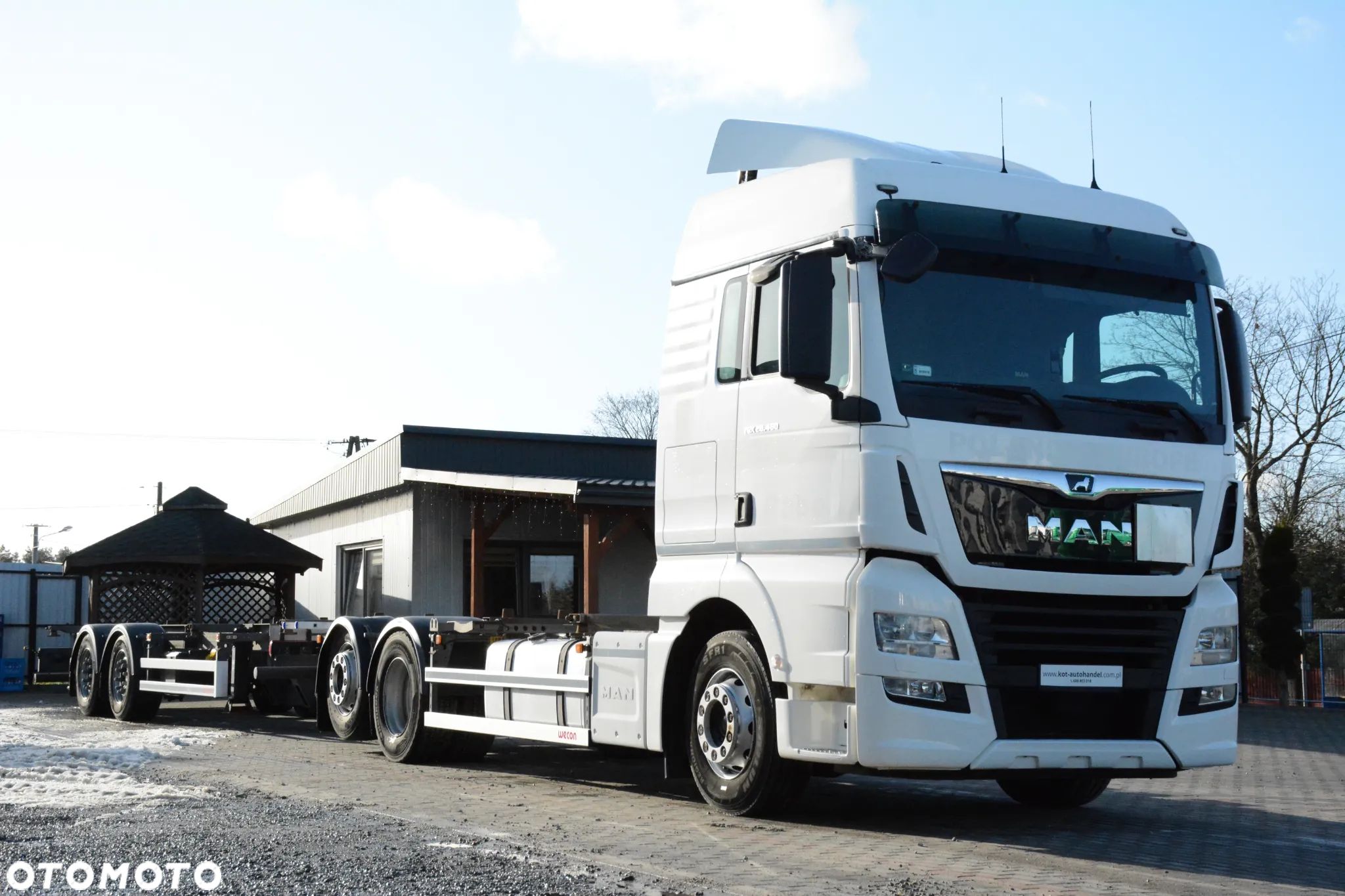 MAN TGX 26.460 + Przyczepa BDF / 2018 / 6x2 / Podkontenerowy / Najwyższa kabina - 1