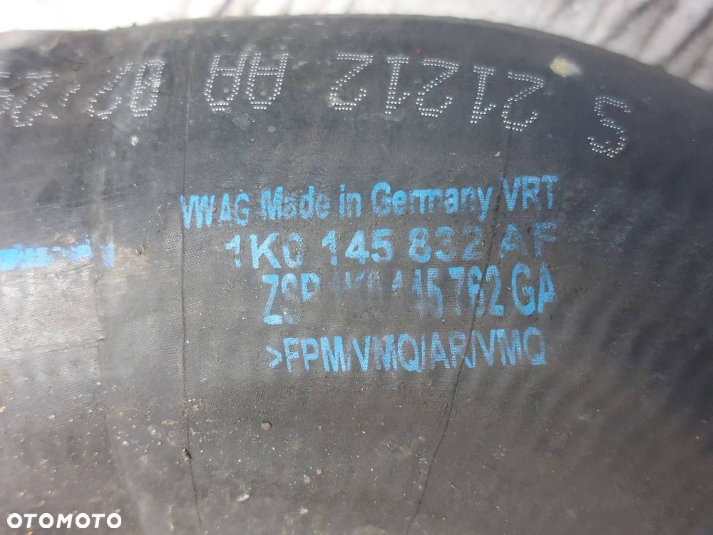 RURA POWIETRZA INTERCOOLERA VOLKSWAGEN GOLF VI 1.6 TDI 1K0145832AF - 2