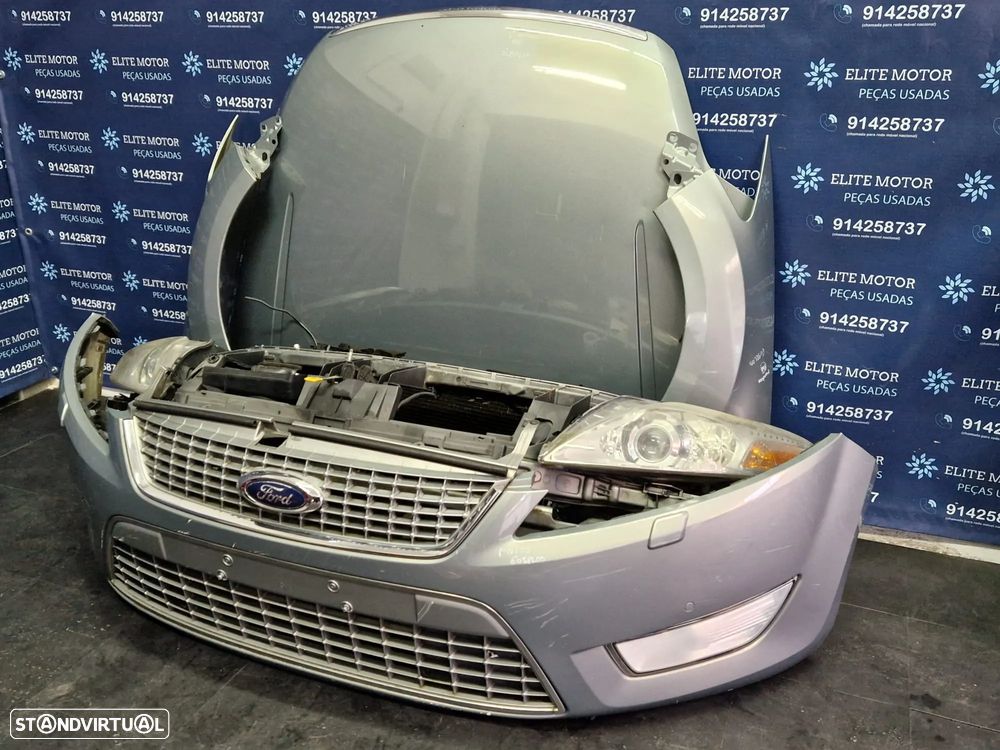 Frente completa usada FORD MONDEO IV 4 XENON 2.2 TDCI capot parachoques oticas guarda lamas - 2