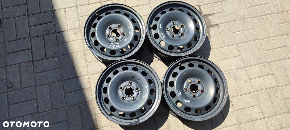 FELGI STALOWE 5x112 6.5Jx16 CALI ET50 VW SEAT SKODA AUDI KOMPLET - 1