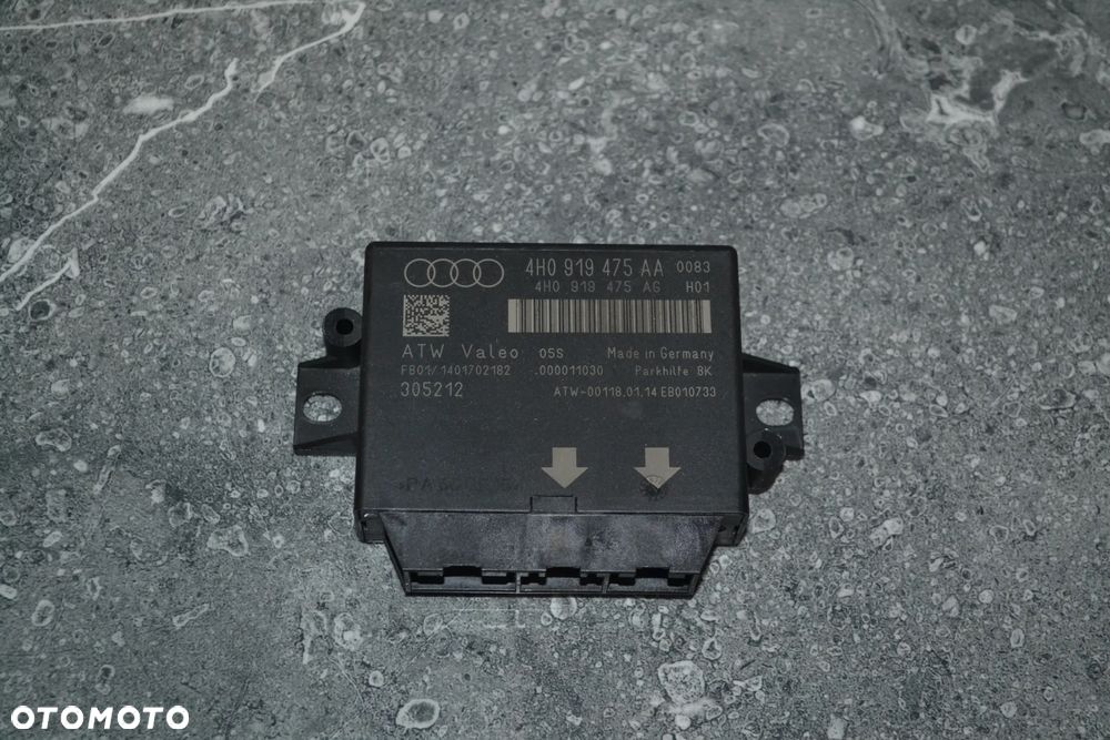 AUDI A6 C7 A7 A8 MODUŁ STEROWNIK PARKTRONIK CZUJNIKÓW PARKOWANIA PDC 4H0919475AA - 1