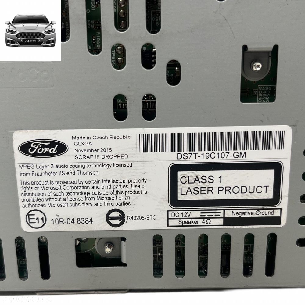 RADIO SYNC 2 MONDEO MK5 DS7J-19C107-GM - 3