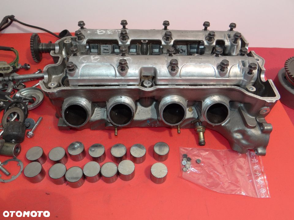 CB 600 HORNET GŁOWICA + ZAWORY + PANEWKI + SZKALNKI + PŁYTKI ZAWOROWE - 18