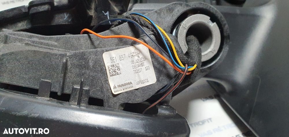 SET Oglinzi Rabatabile SKODA Octavia 3 5E Incalzite Electrice Heliomat - 3