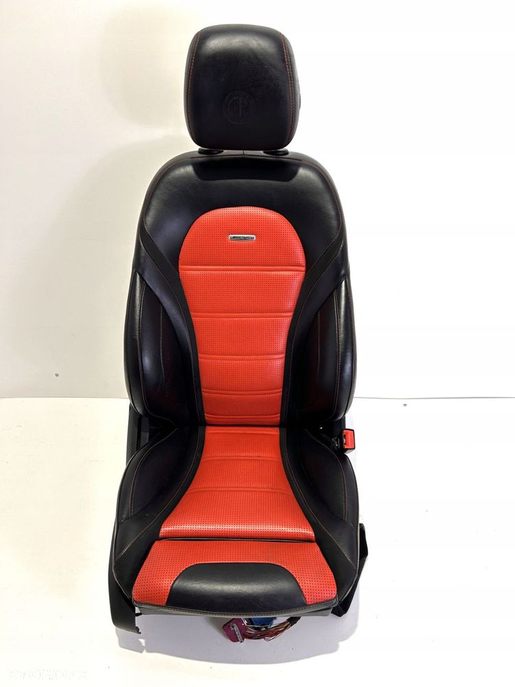 MERCEDES C KLASA W205 C63 FOTEL PRZEDNI KOMPLETNY - 1