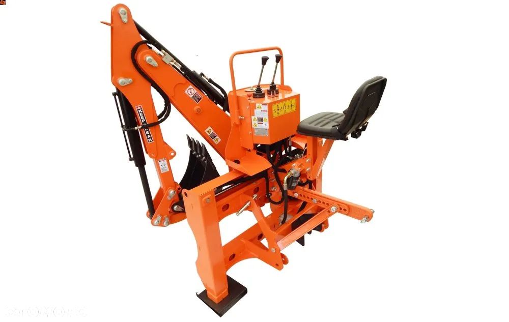Koparka do ciągnika z własną pompą hydrauliczną BHMS225 + przesuw Mikrus Troll GEOGRASS Raty Transport - 9