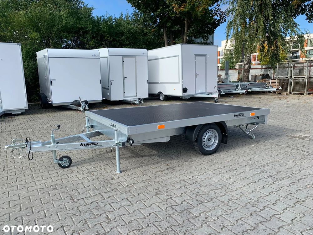 Głowacz Przyczepa do transportu saun, jacuzzi , bali itd.Wymiar 300×200 cm, wyposażona w podpory - 10