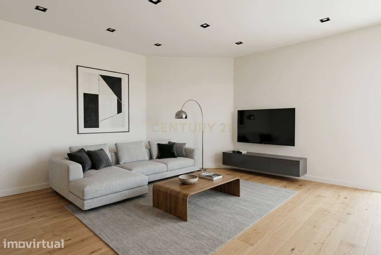 Moradia T3 Térrea Contemporânea com Piscina e Zona Lounge Exterior em - Grande imagem: 3/12