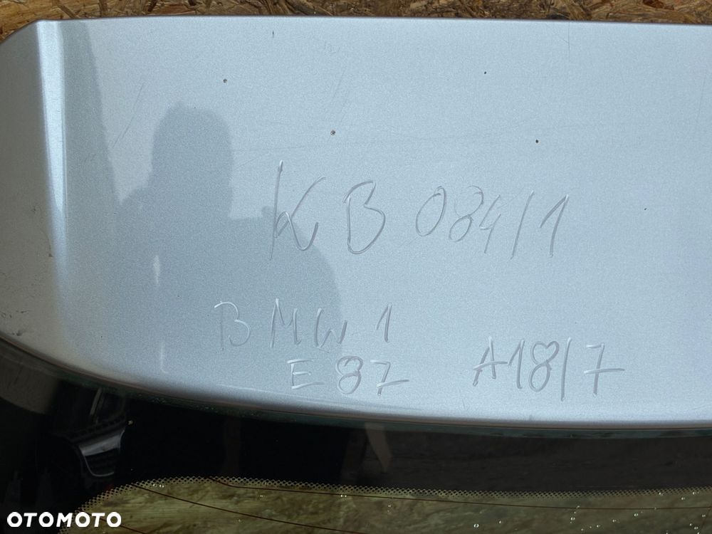 BMW 1 E87 KLAPA BAGAŻNIKA KLAPA TYŁ A18/7 - 2