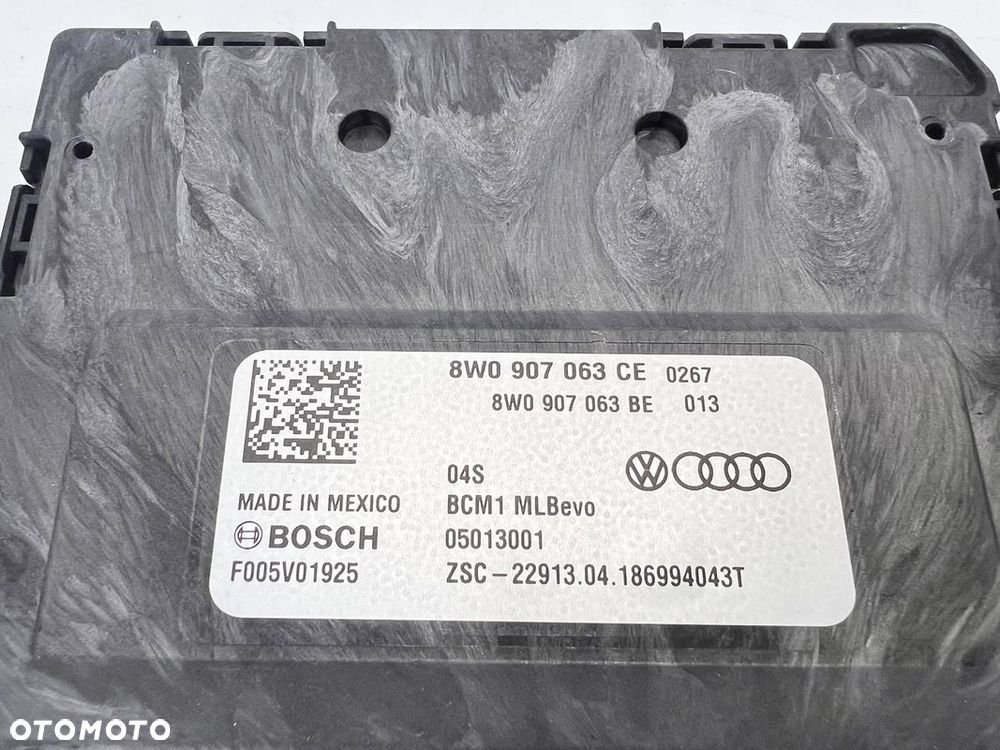 MODUŁ STEROWNIK KOMFORTU AUDI A4 B9 A5 Q5 FY 8W0907063CE - 2