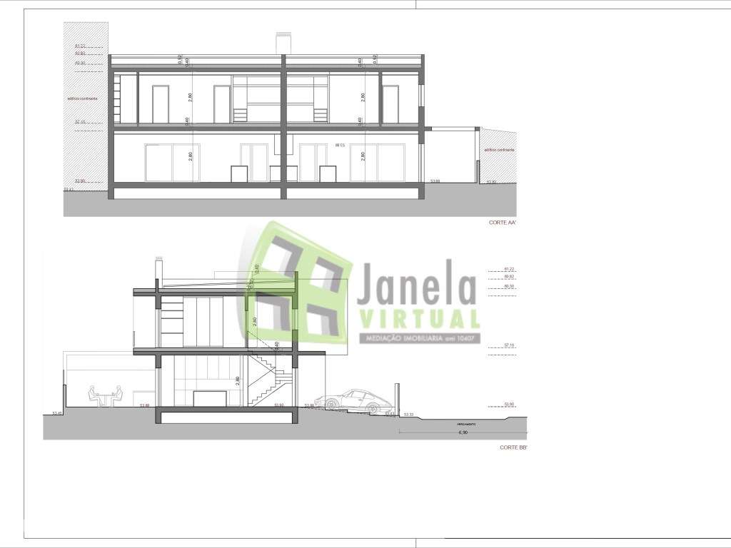 Moradia Geminada T3+1 com Piscina em Construção | Fernão Ferro - Grande imagem: 4/7