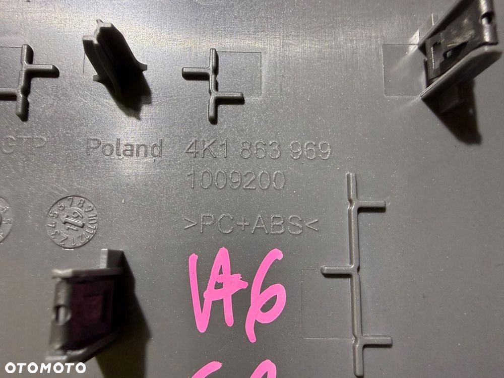 audi a6 c8 ramka panel dekor tunelu środkowego 4k1863969 - 7