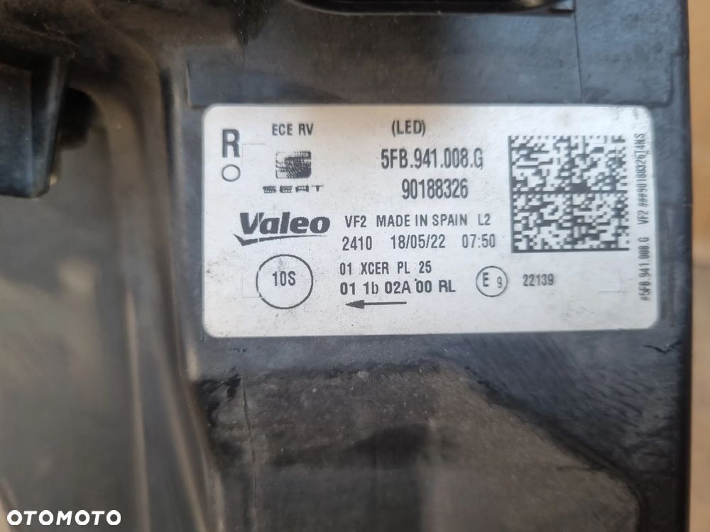SEAT LEON IV 5FB LAMPA PRAWA FULL LED - 8