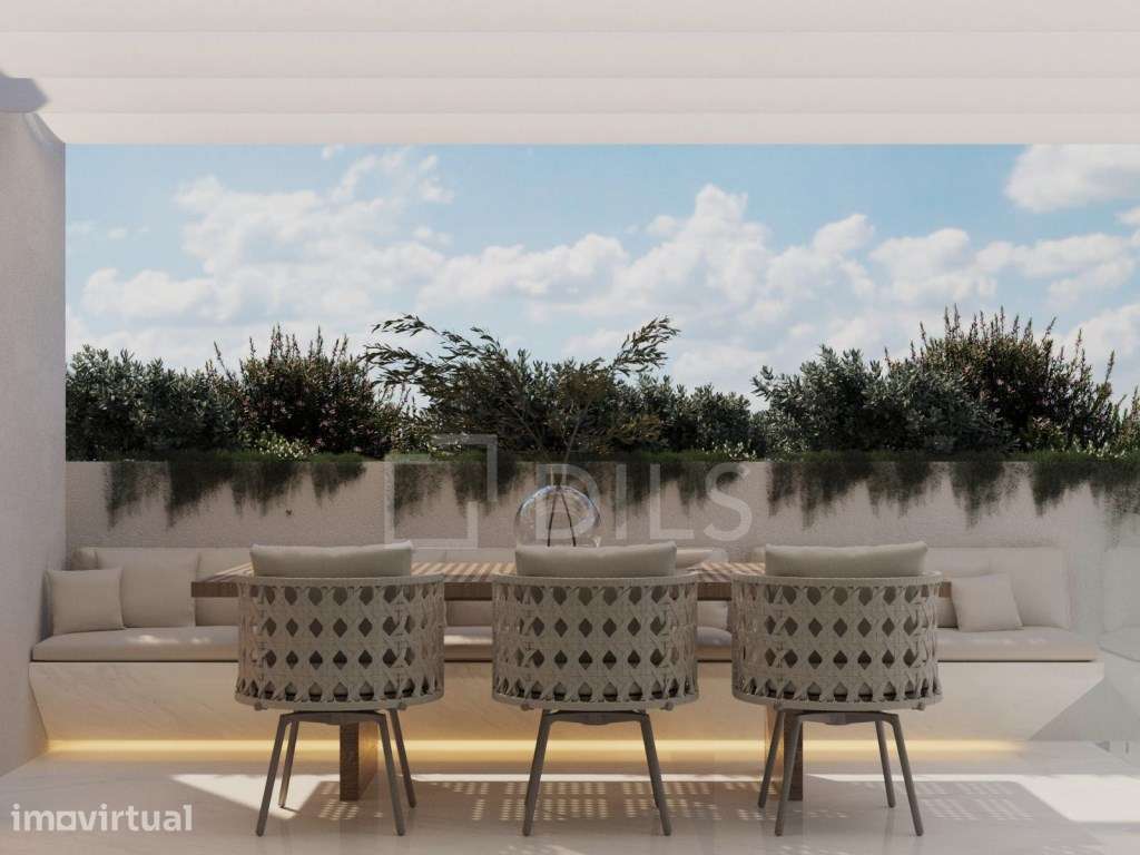 Moradia T4 com rooftop e piscina, num novo condomínio em Vilamoura - Grande imagem: 4/96