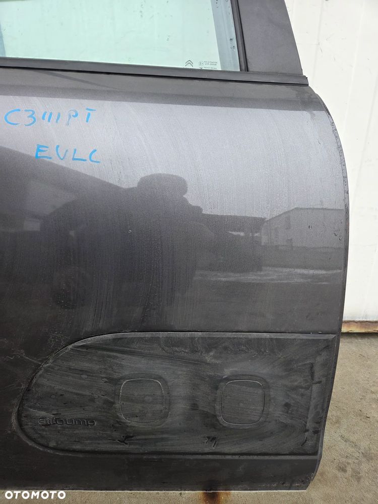 Drzwi prawe tylne tył Citroen C3 III EVLC - 5