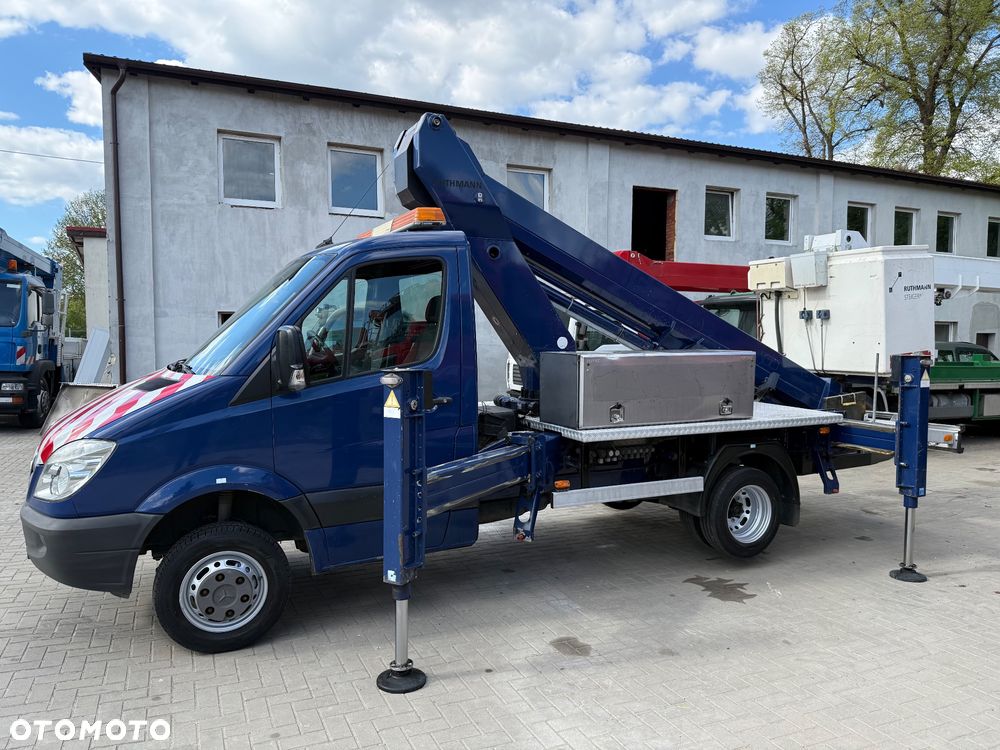 Mercedes-Benz Podnośnik Koszowy Zwyżka Izolowany Kosz Ruthmann TB180 18 metrów  14 w Bok Udt jak Wumag Multitel Gsr Cena Brutto !!! - 5