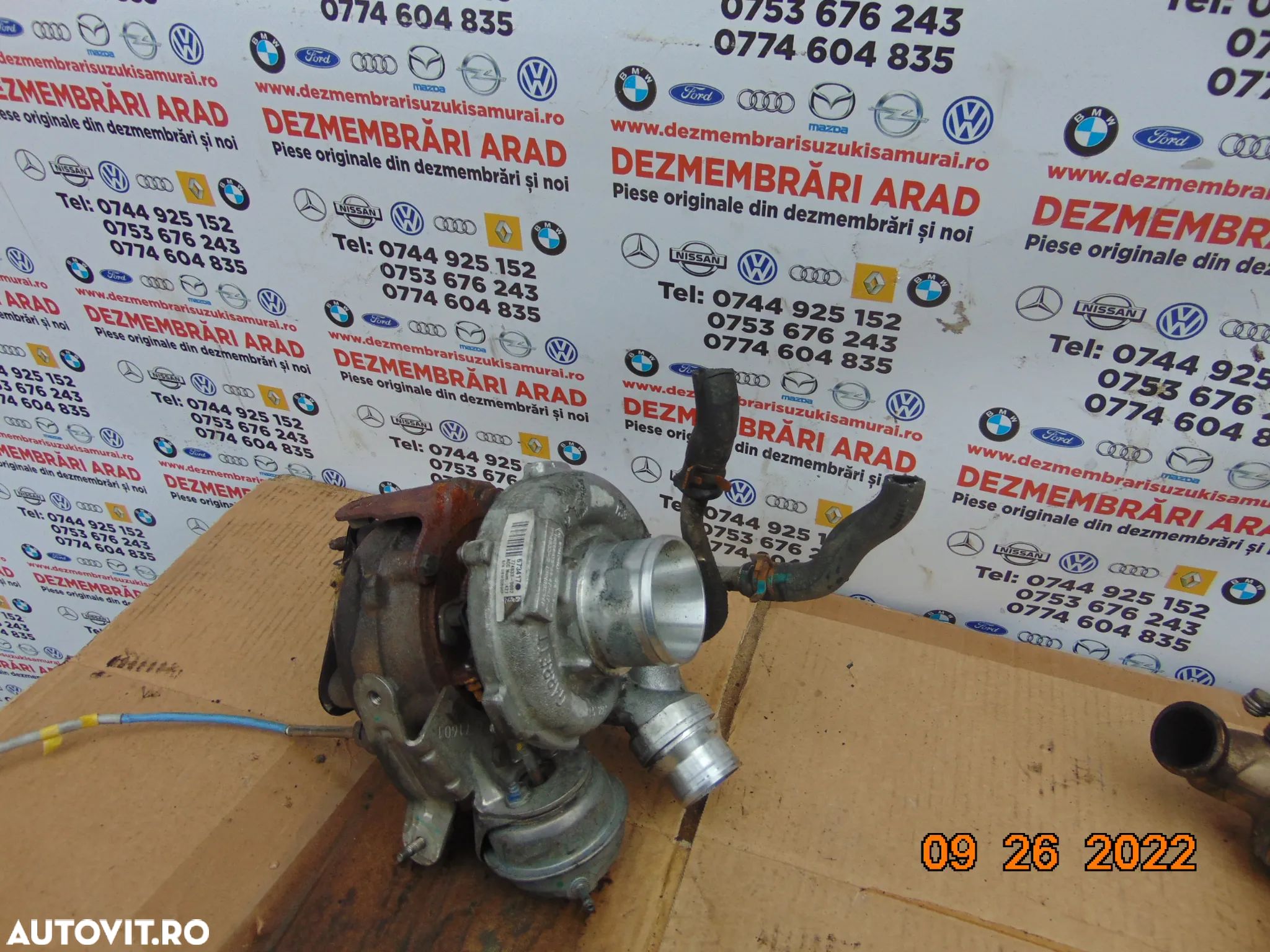 Turbina Renault Laguna 3 2.0dci Latitude nissan qashqai j10 X Trail 2.0 Koleos Scenic 3 turbo turbo - 1