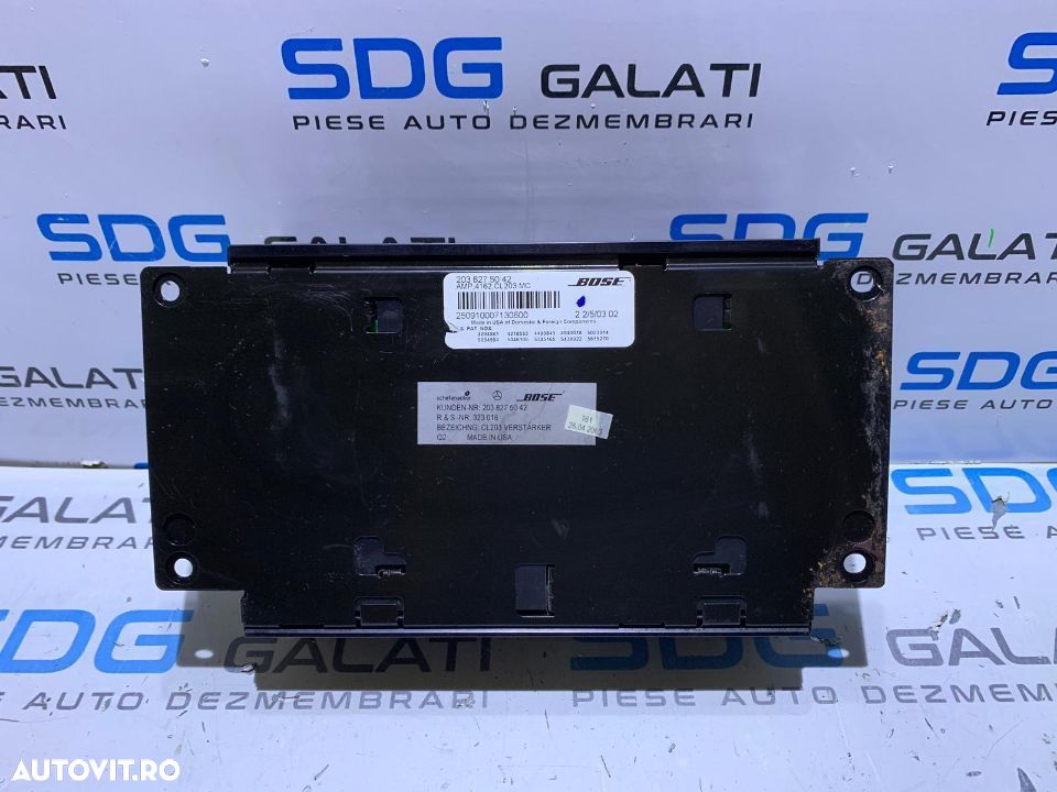 Amplificator Audio Bose Mercedes Clasa C W203 2002 - 2005 Cod Piesa : 2038275042 - 2