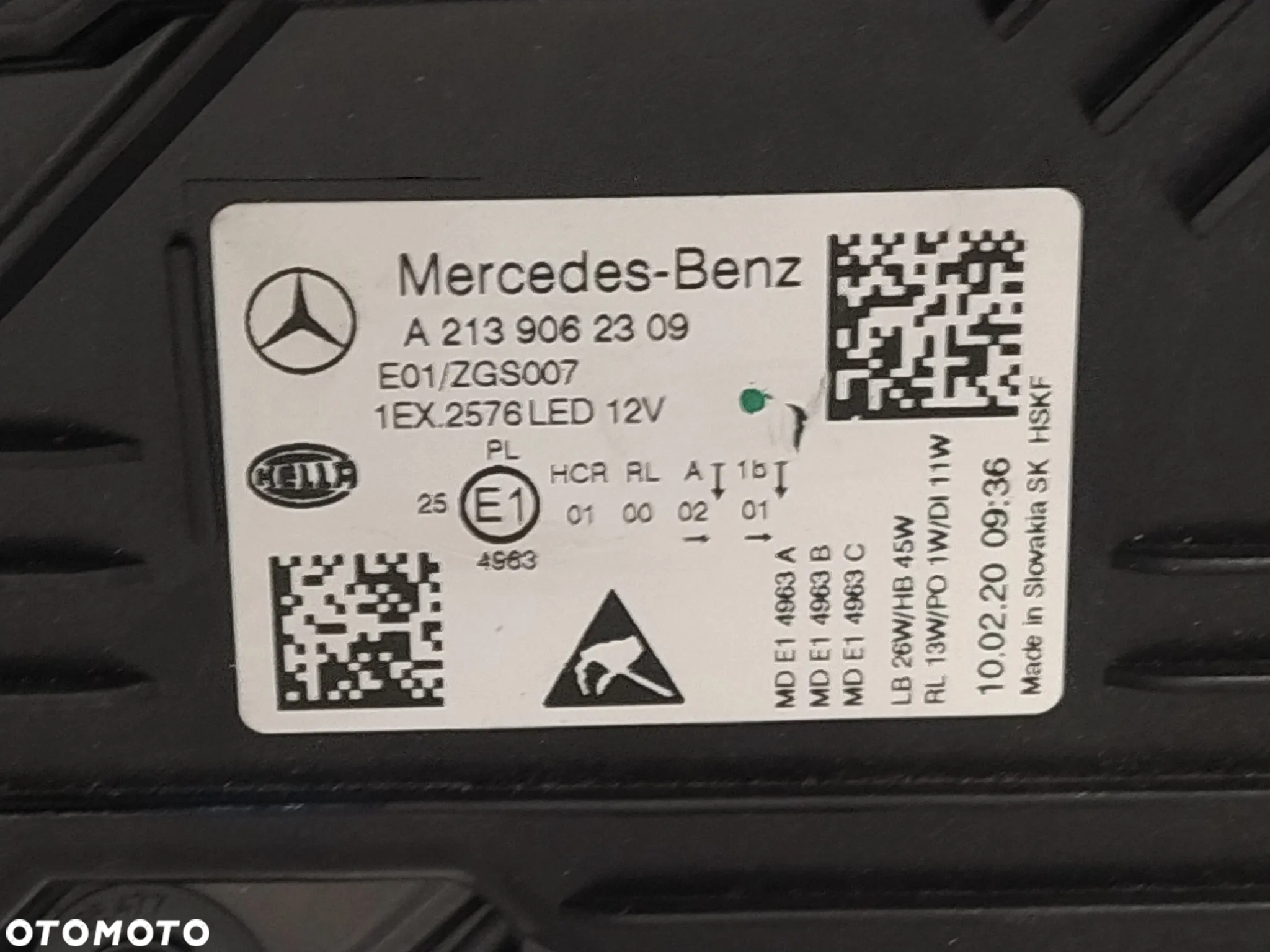 MERCEDES E KLASA W213 LIFT LAMPA REFLEKTOR PRZÓD PRZEDNI LEWA LEWY FULL LED PERFORMANCE PRZETWORNICA KOMPLETNA ORYGINAŁ - 22