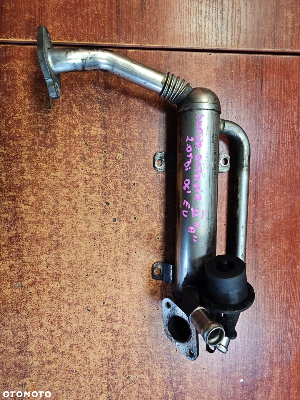 CHŁODNICZKA SPALIN EGR 03G131512G VW PASSAT B5 SEAT SKODA OCTAVIA II 06 EU - 1