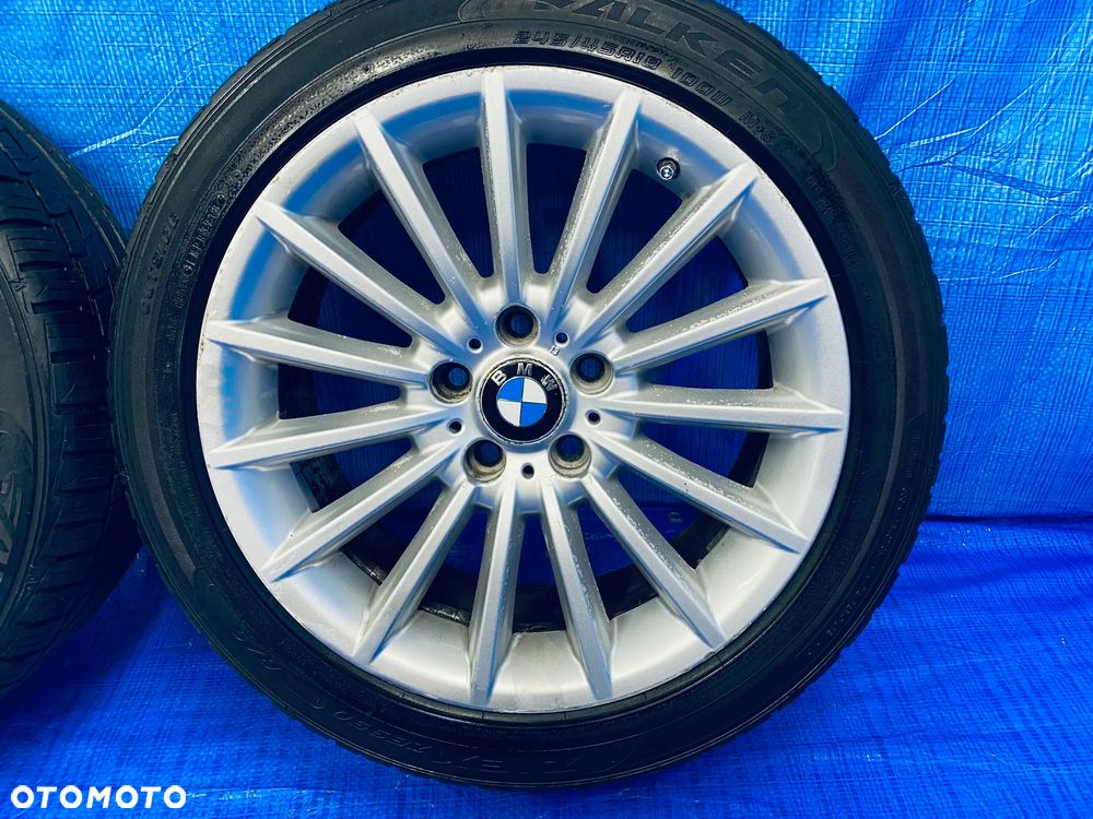 KOŁA KOŁO 18 FELGA ALUMINIOWE ALUSY 18" x 8J  5X120 ; 72,6mm ET30 CZUJNIKI KOMPLET ; OPONY ZIMOWE ZIMA FALKEN ; BMW E90 E91 E92 E93 F06 F07 F10 F11 F12 F13 F30 F31 F32 F33 F34 F36 ORYGINAŁ 6775407 BMW - 6