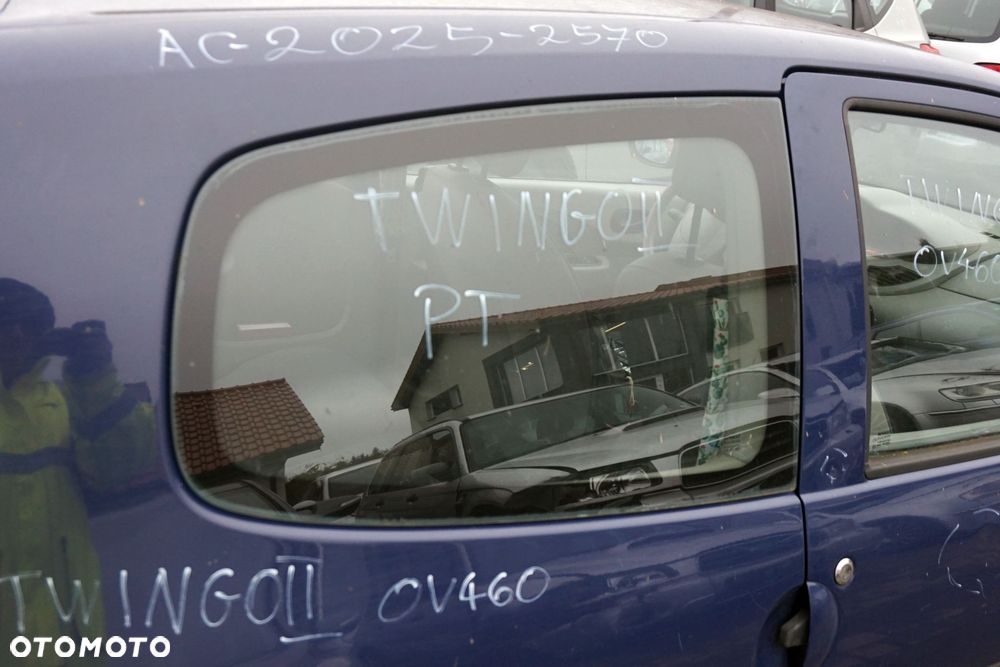 SZYBA KAROSERYJNA TYLNA PRAWA BOCZNA TWINGO II  RENAULT 2007-2014 - 1