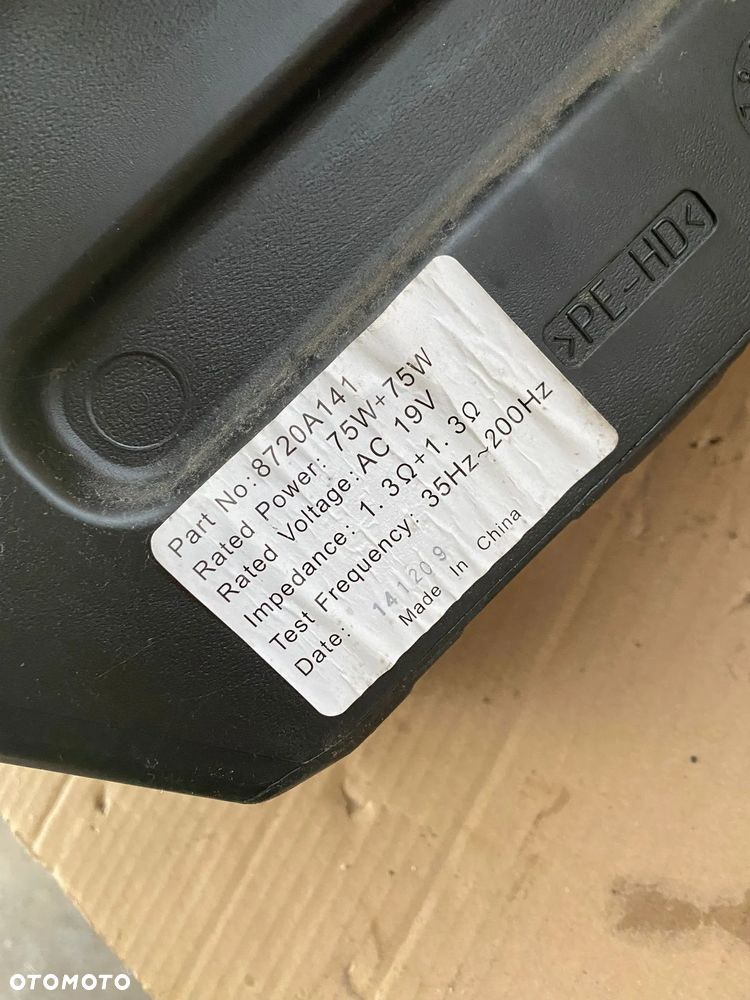 głosnik bagażnika subwoofer mitsubishi outlander III phew głosnik bagażnika subwoofer mitsubishi outlander III 8720a141 - 2