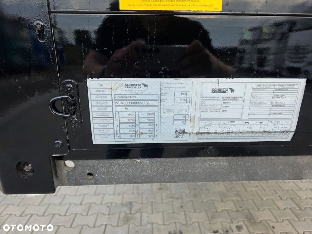 Schmitz Cargobull / FIRANKA / VARIOS / OS PODNOSZONA / CZTERY POZIOMY JAZDY / MULTI LOCK / XL - 12